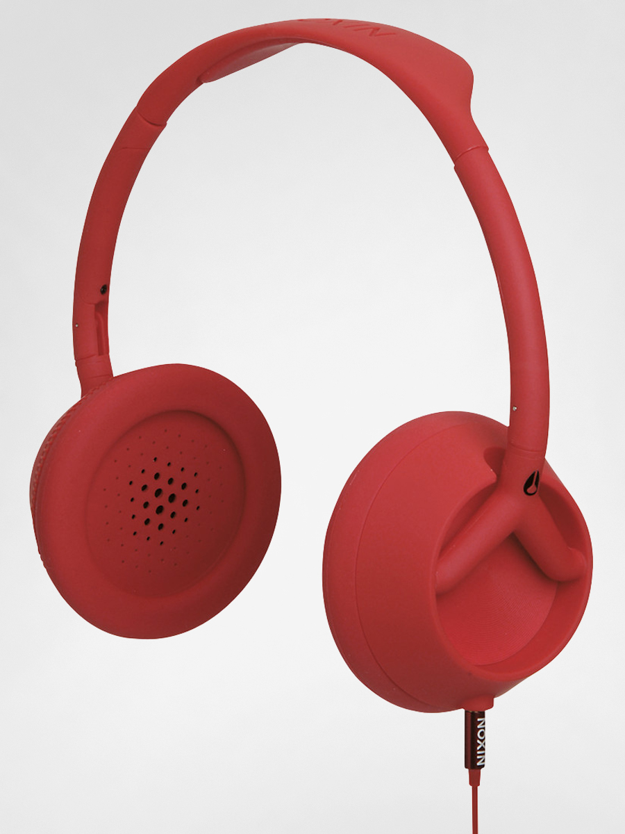 Sluchátka Nixon  Trooper 3 Button Mic (matte red)