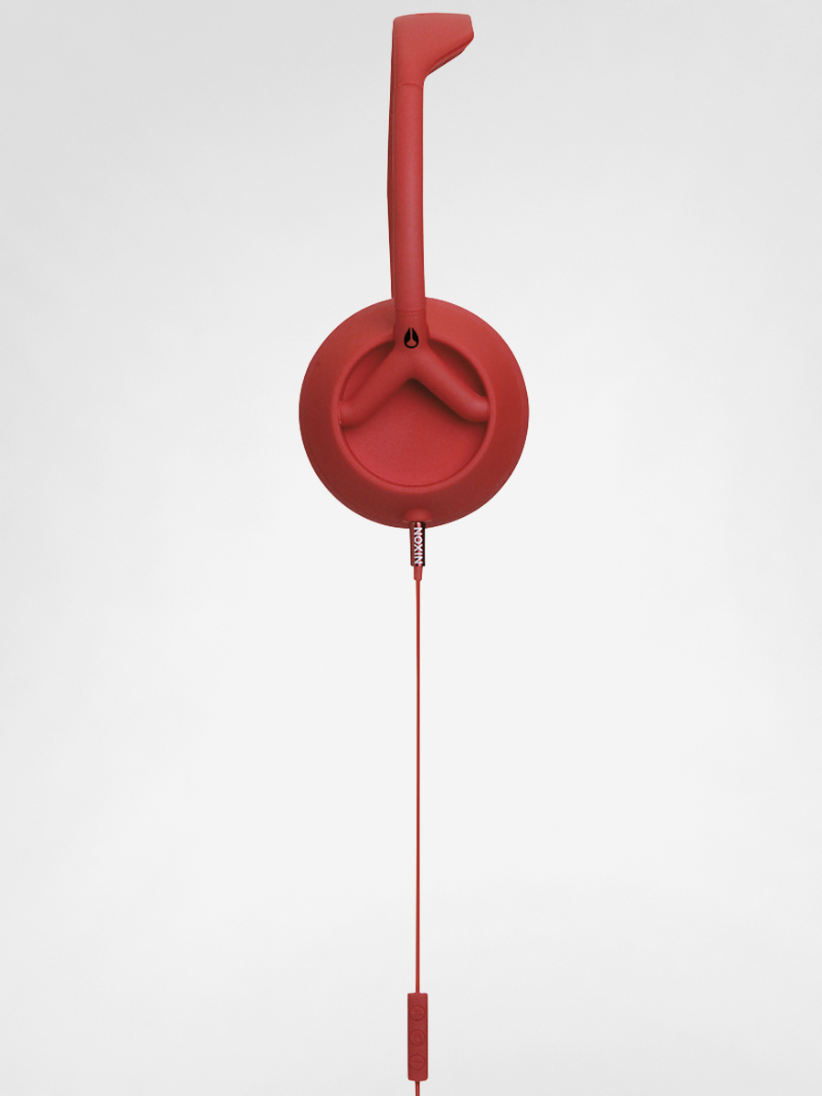 Sluchátka Nixon  Trooper 3 Button Mic (matte red)