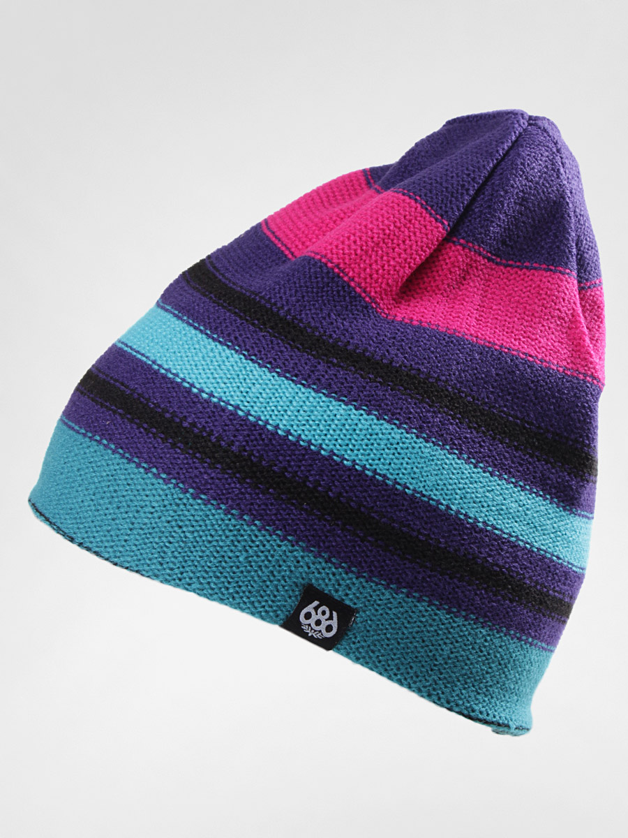 Čepice 686 Striate Revers Beanie Wmn (iris)