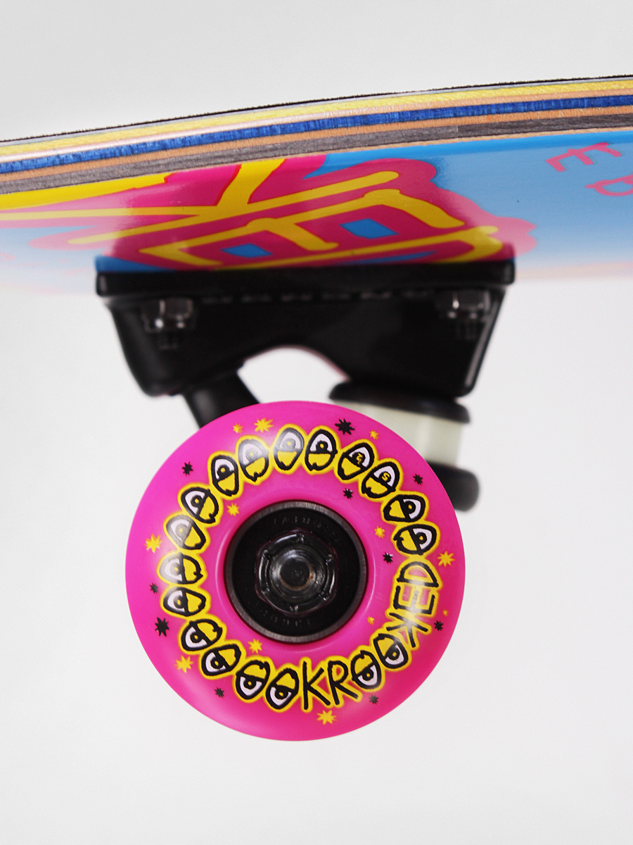 Skateboard Krooked 07 (blu/pnk)