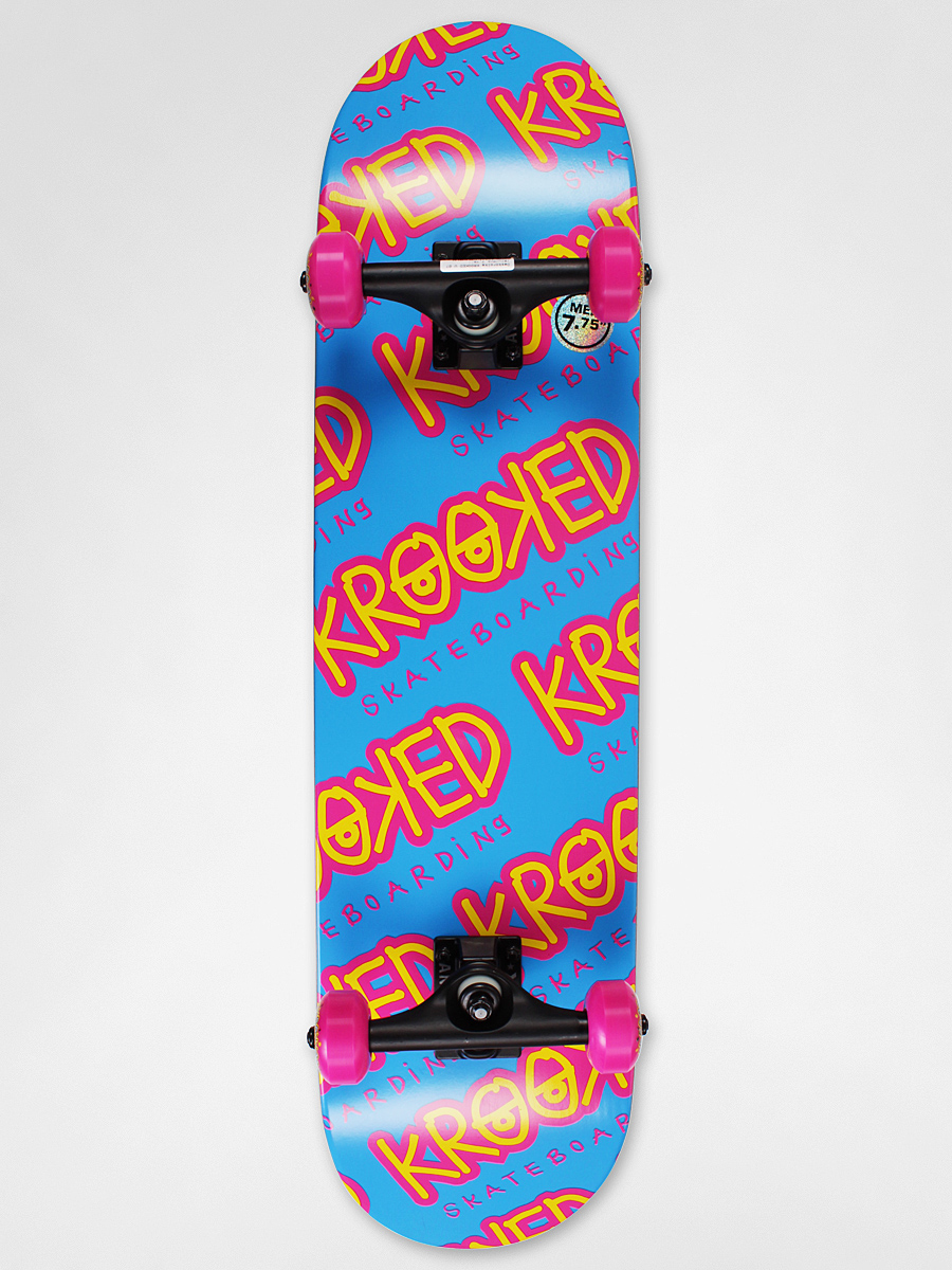 Skateboard Krooked 07 (blu/pnk)