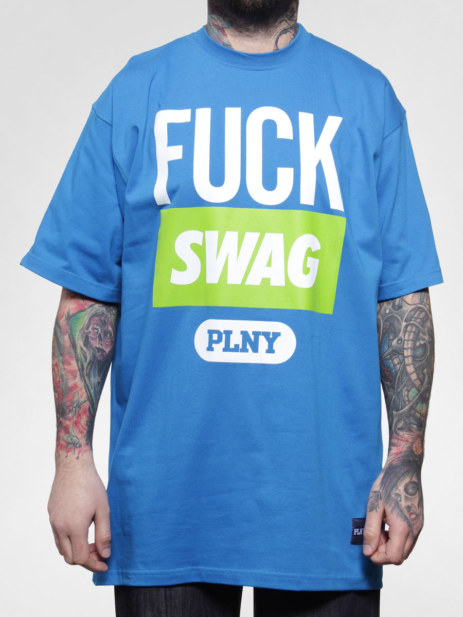 Tričko PLNY Fuck Swag (blu)
