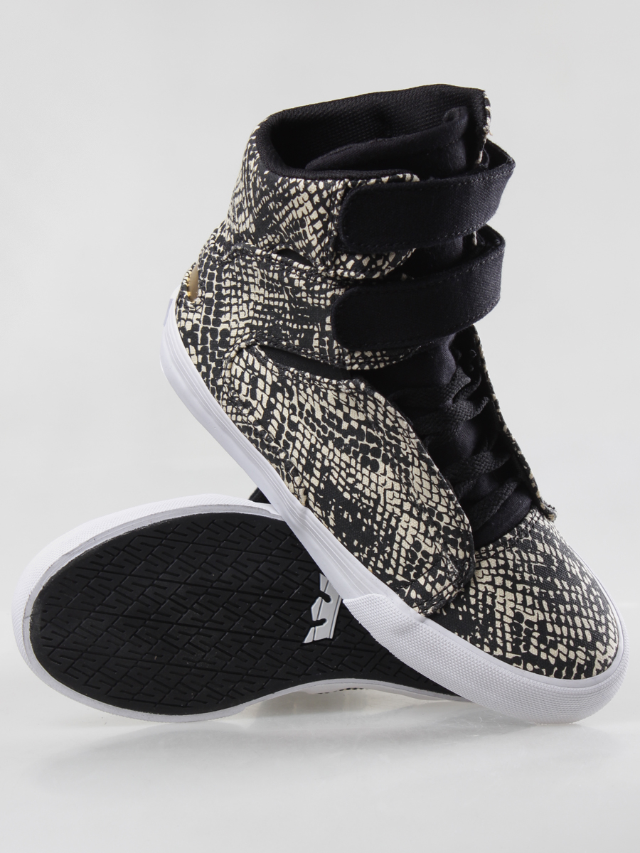 Boty Supra Society SW34004 Wmn (blk snake print/gold-white)