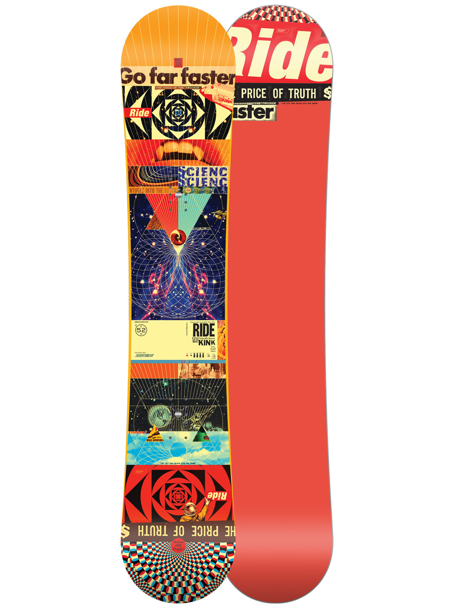 Snowboard Ride Kink 152 - barevná 