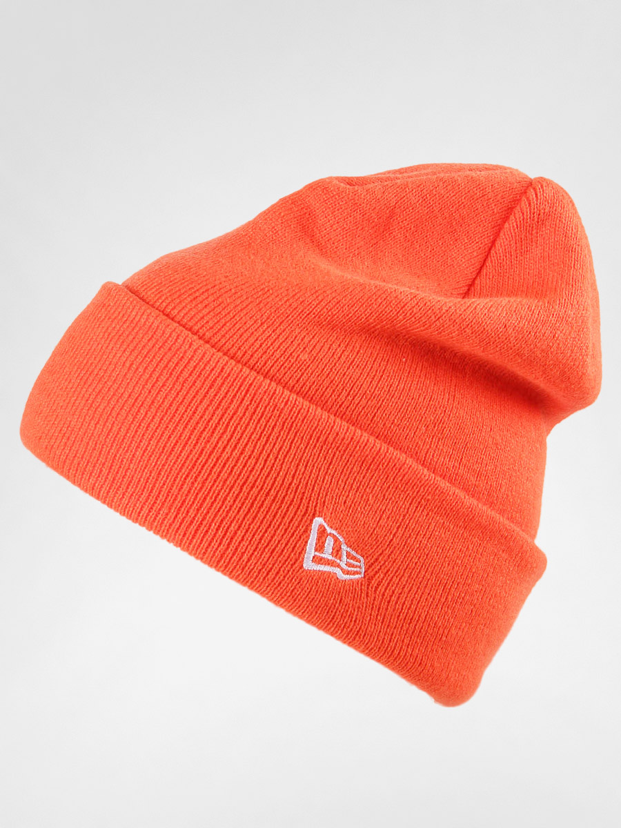 Kšiltovka  New Era Original Cuff Knit (orange)