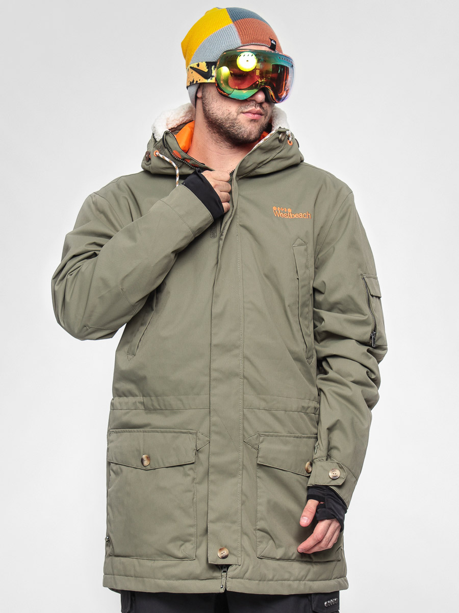 Pánská Snowboardová bunda Westbeach Wood Parker (comando)