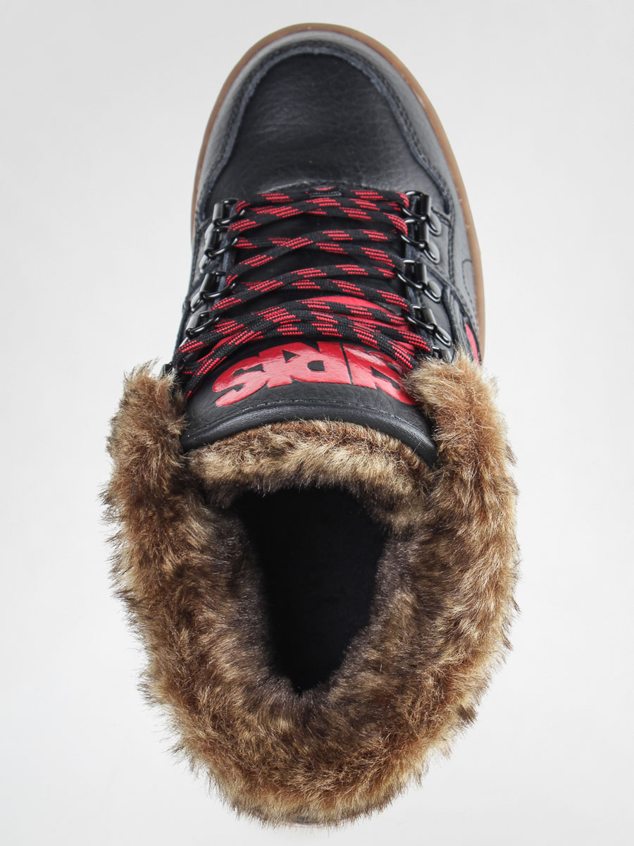 Boty Osiris NYC 83 MID SHR (black/red/gum)