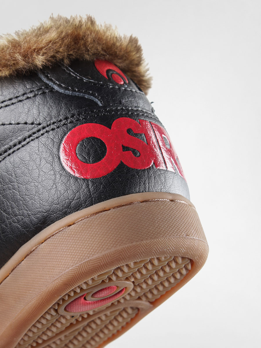 Boty Osiris NYC 83 MID SHR (black/red/gum)