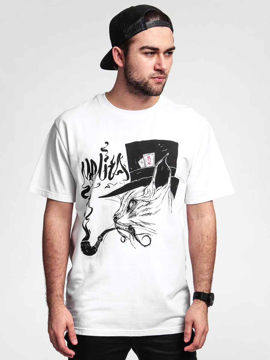 Tričko Malita Cat (white)