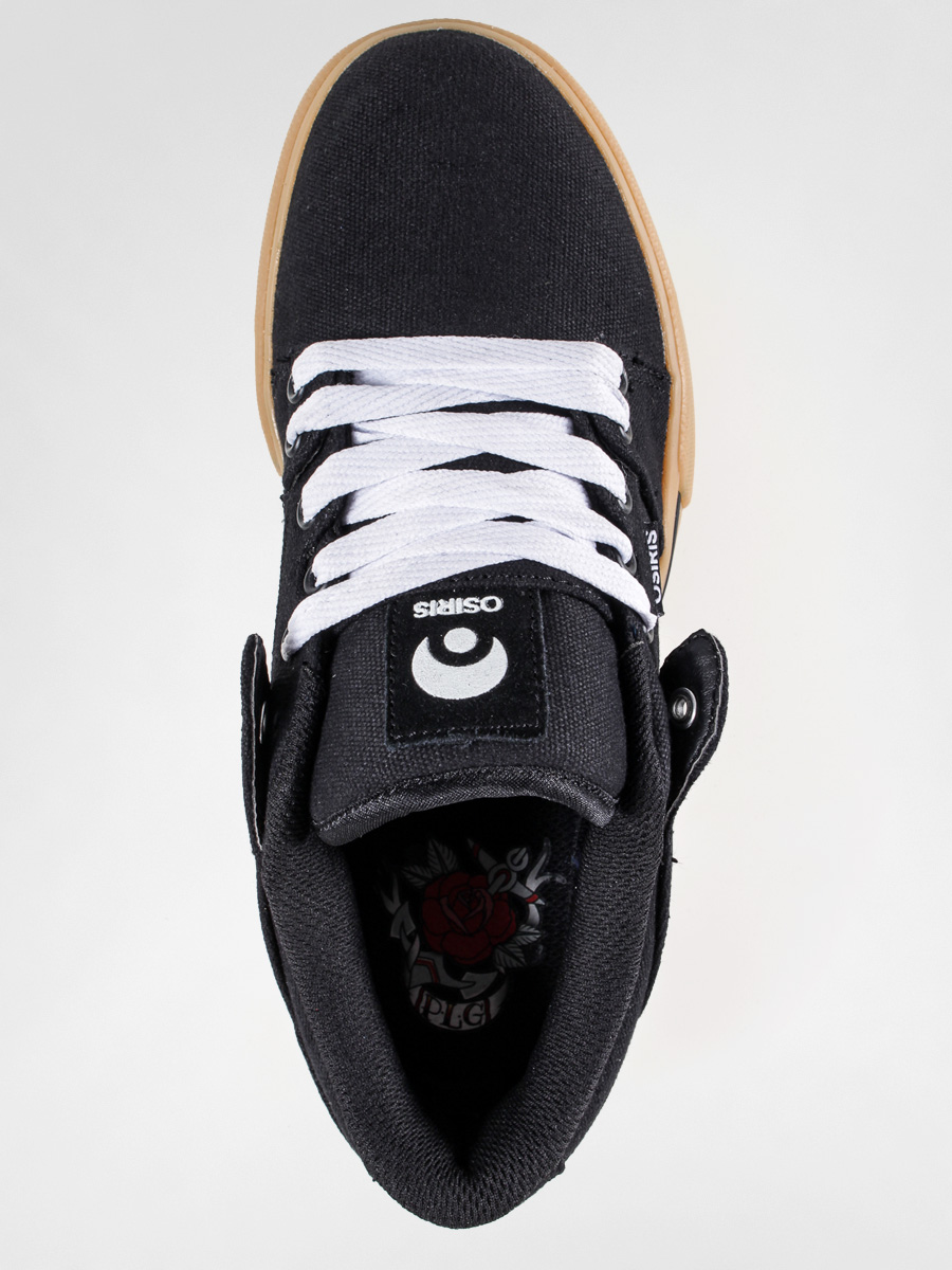 Boty Osiris Plg Vlc (black/white/gum)