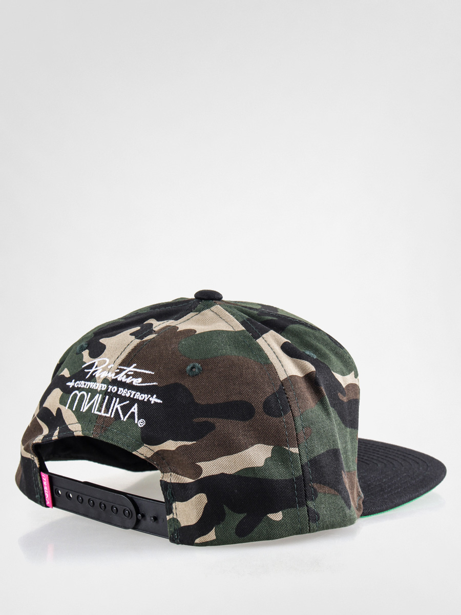 Kšiltovka  Primitive X Mishka Snapback (camc)