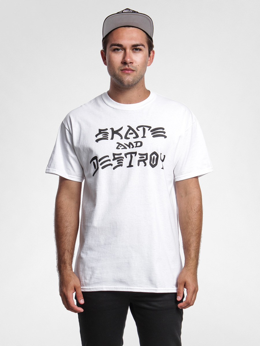 Tričko Thrasher Skate And Destroy (white)