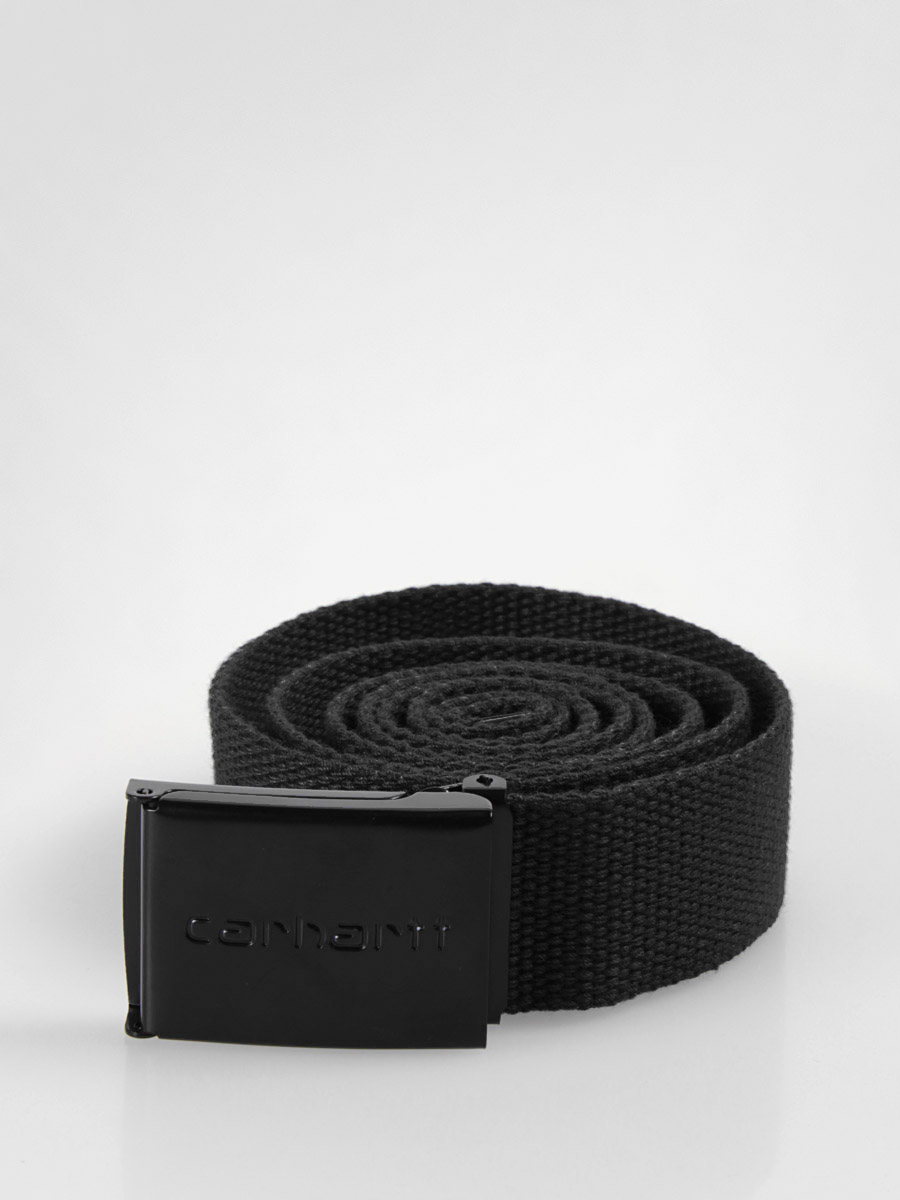 Pásek Carhartt  Clip Belt Chrome (black) 