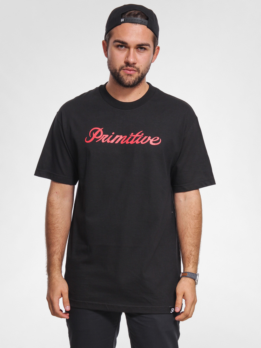 Tričko Primitive Signature Script (black)