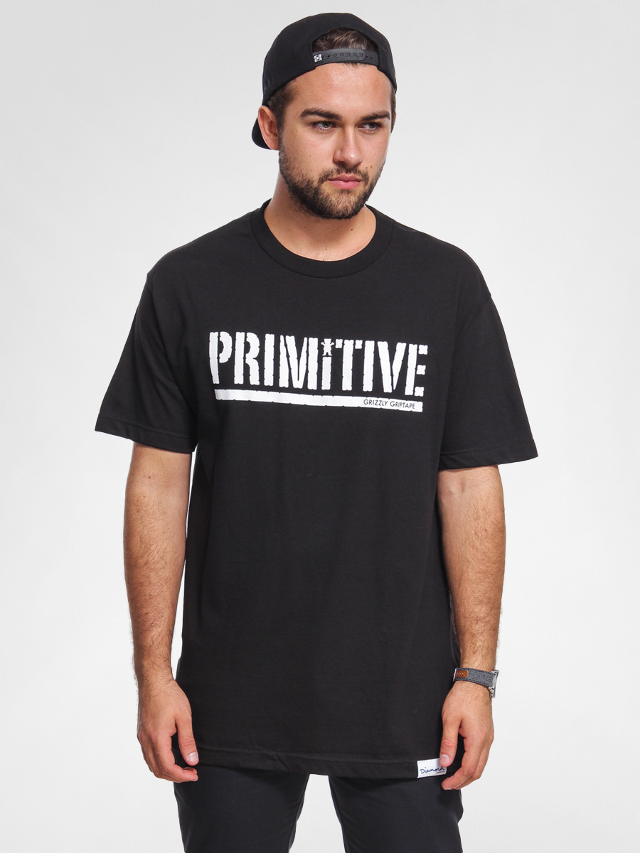 Tričko Primitive Grizzly Gripped (black)