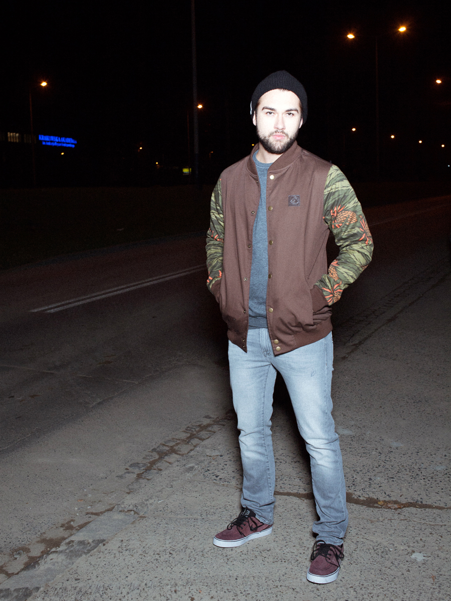 Bunda Turbokolor Varsity (cone print)