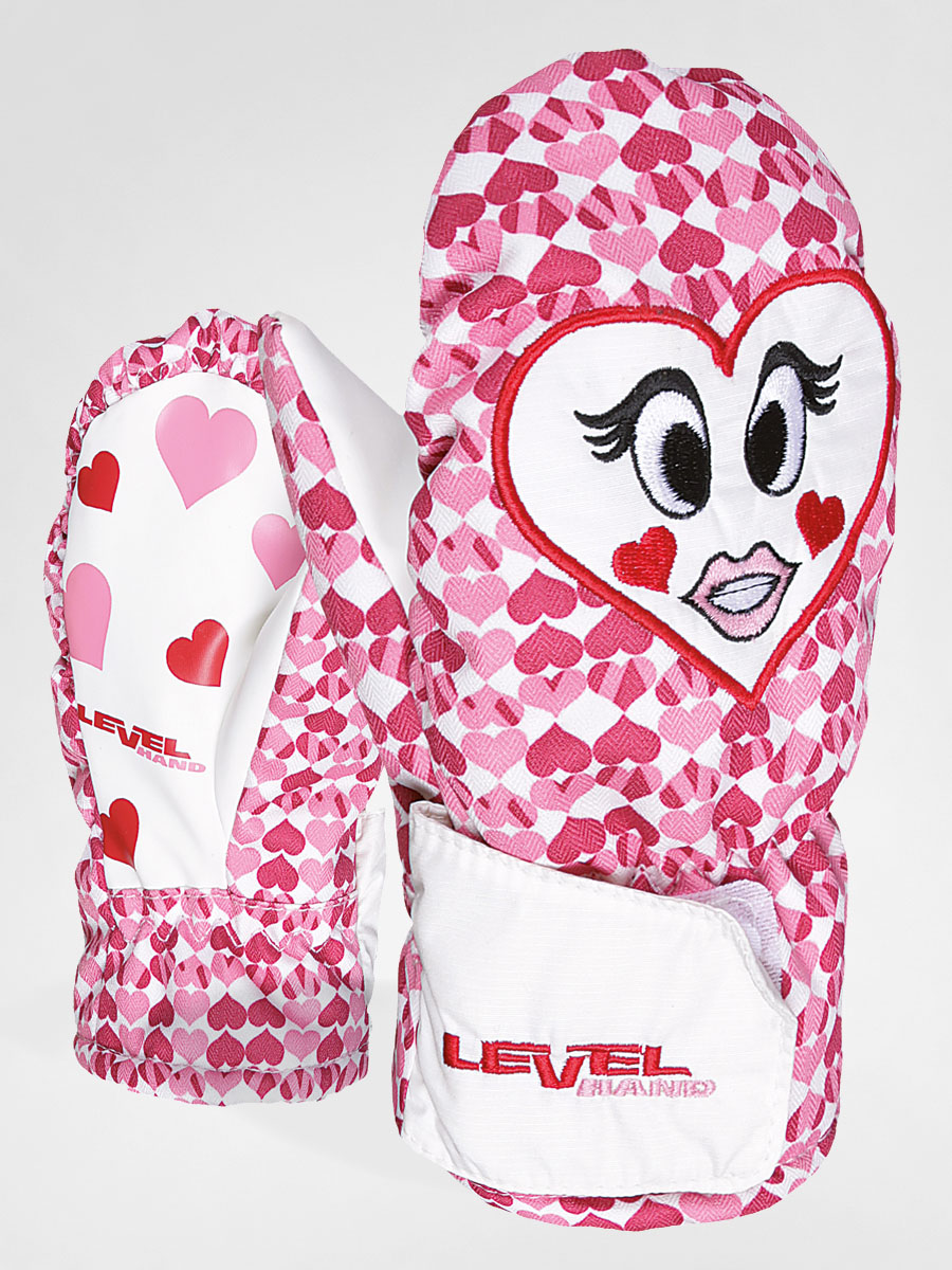 Rukavice Level Animal (wht/red)