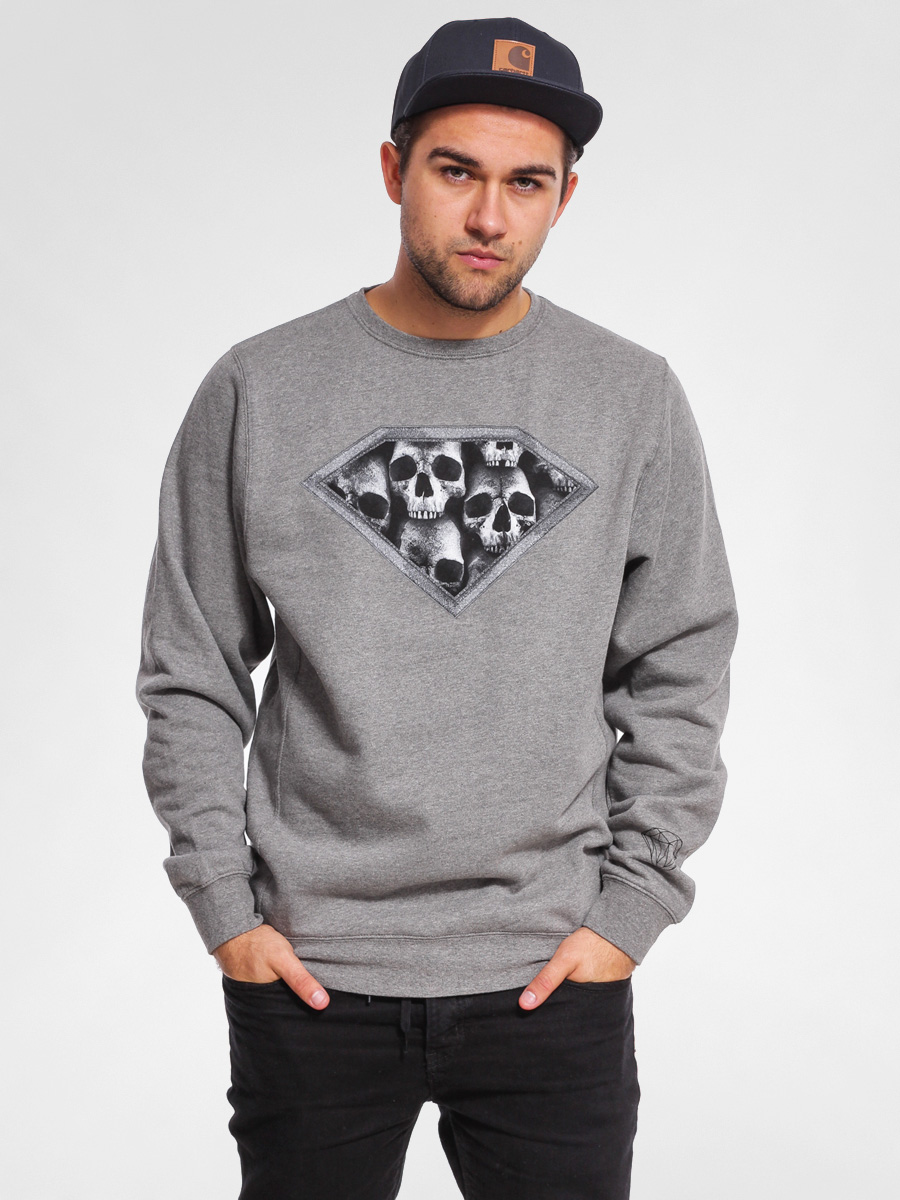 Mikina Diamond Supply Co. Diamond Skulls (gunmetal)