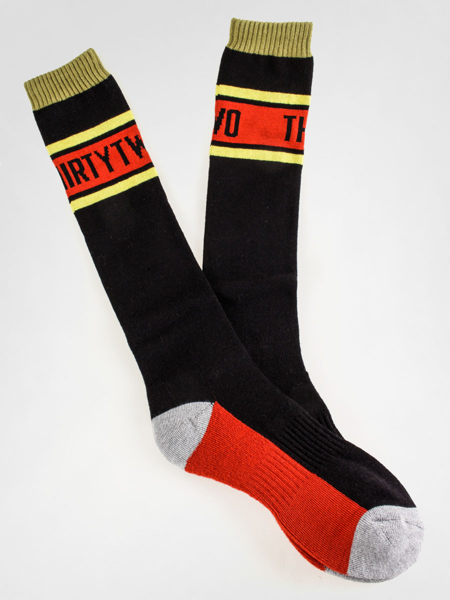 Ponožky ThirtyTwo Coping (blk/red)