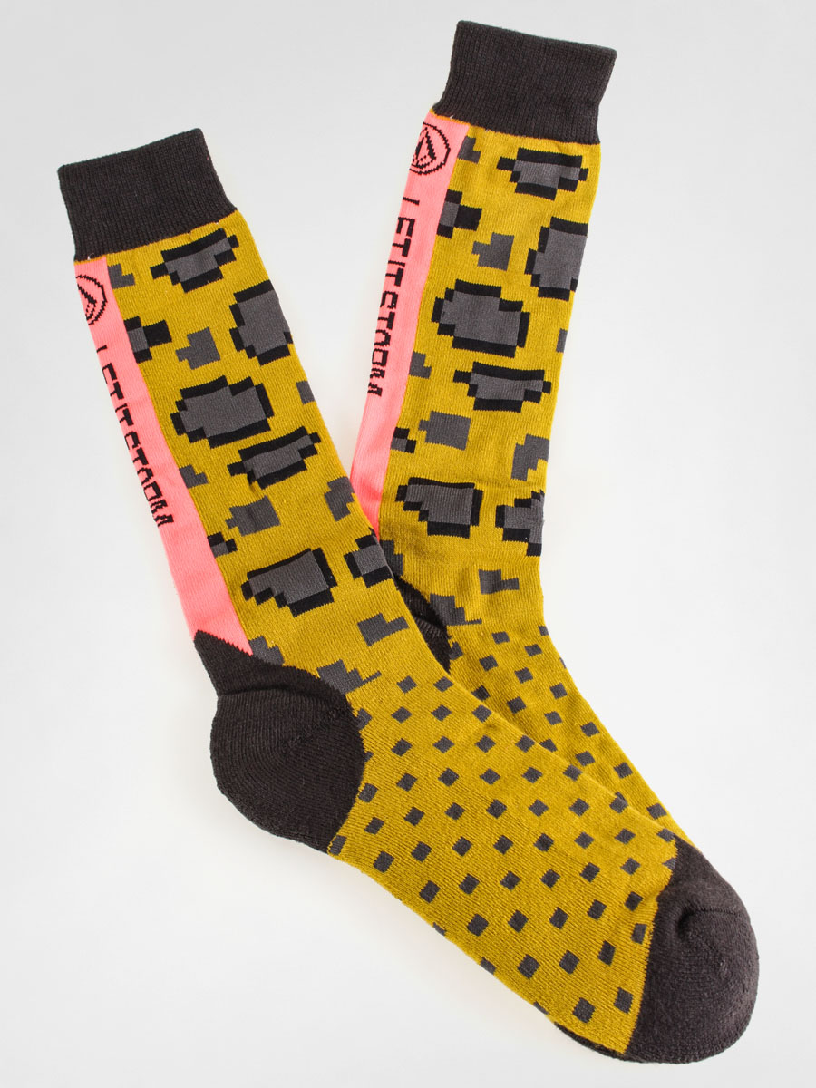 Ponožky Volcom Whipper Tech Wmn (brz xs-s)