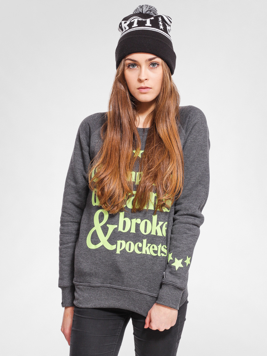 Mikina Diamante Wear Champagne Dreams & Broke Pockets Wmn (charcoal)