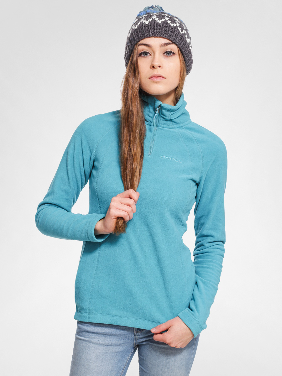 Dámský Fleecová mikina O'Neill Pwtf (1/2 zip /pagoda blue)