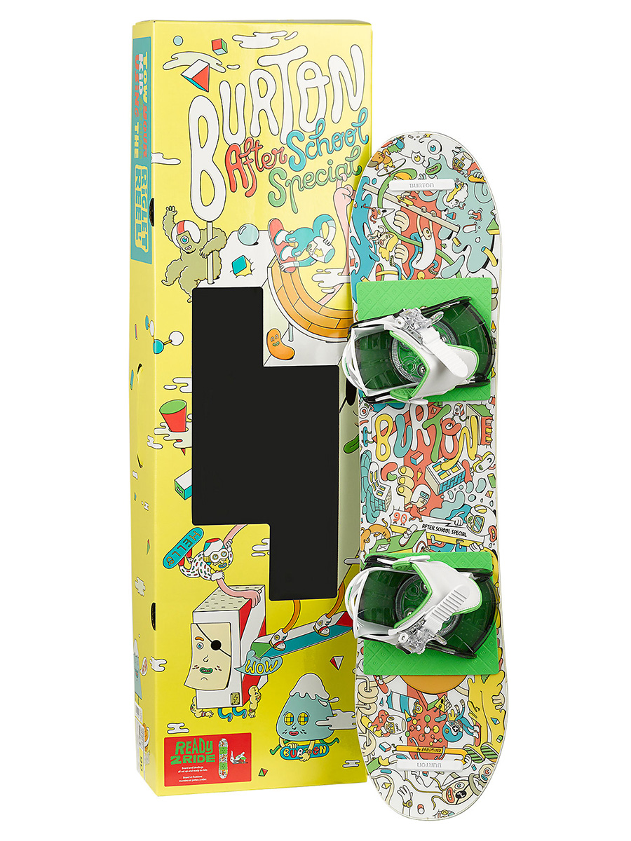 burton After school 80cm リール付き 80cm Burton After School Special Youth Snowboard w/ Bindings