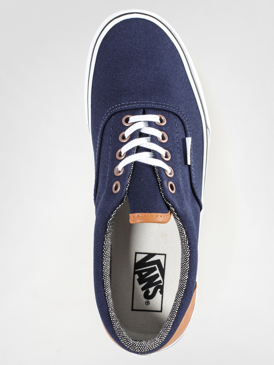 vans era dress blue tweed
