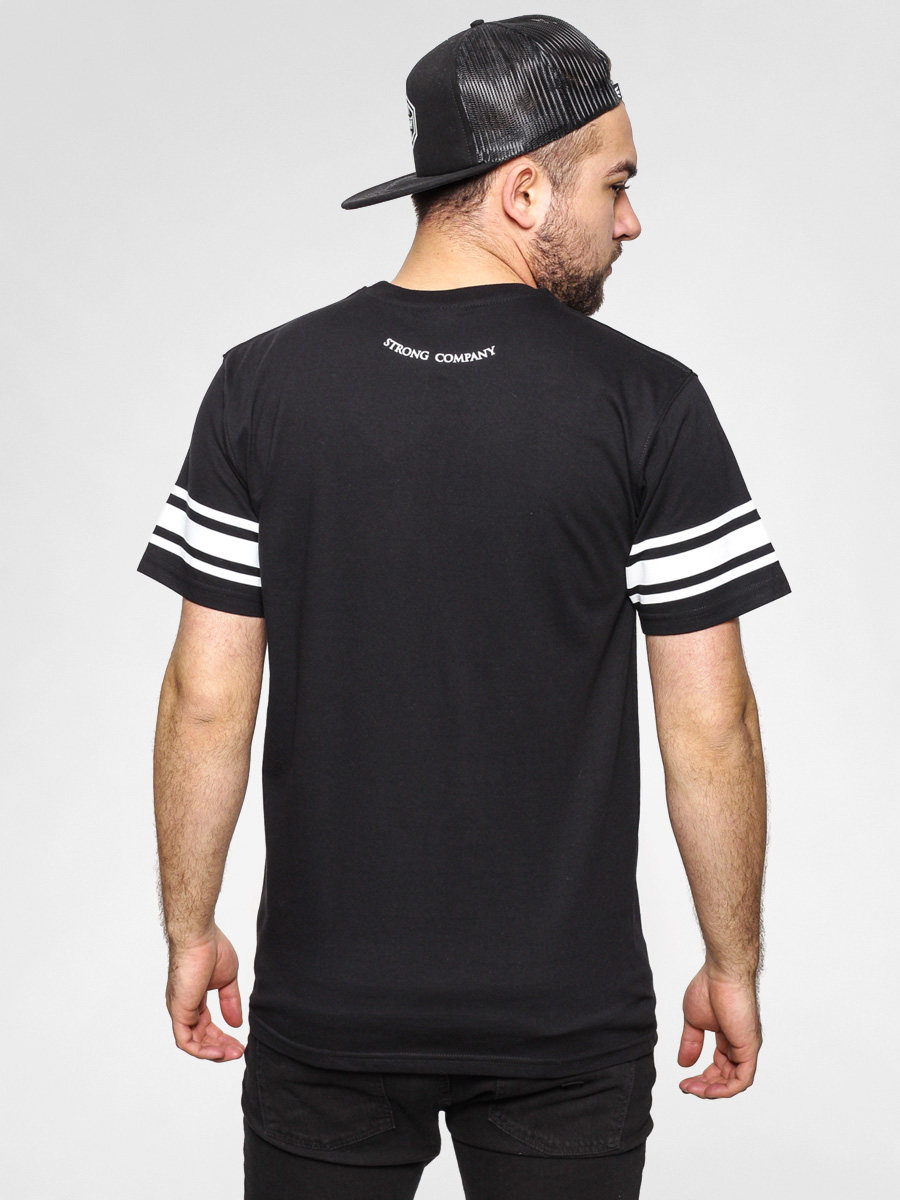 Tričko Nervous Stripe (black)