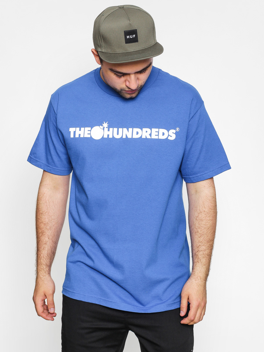 Tričko The Hundreds Forever Bar Logo (royal)