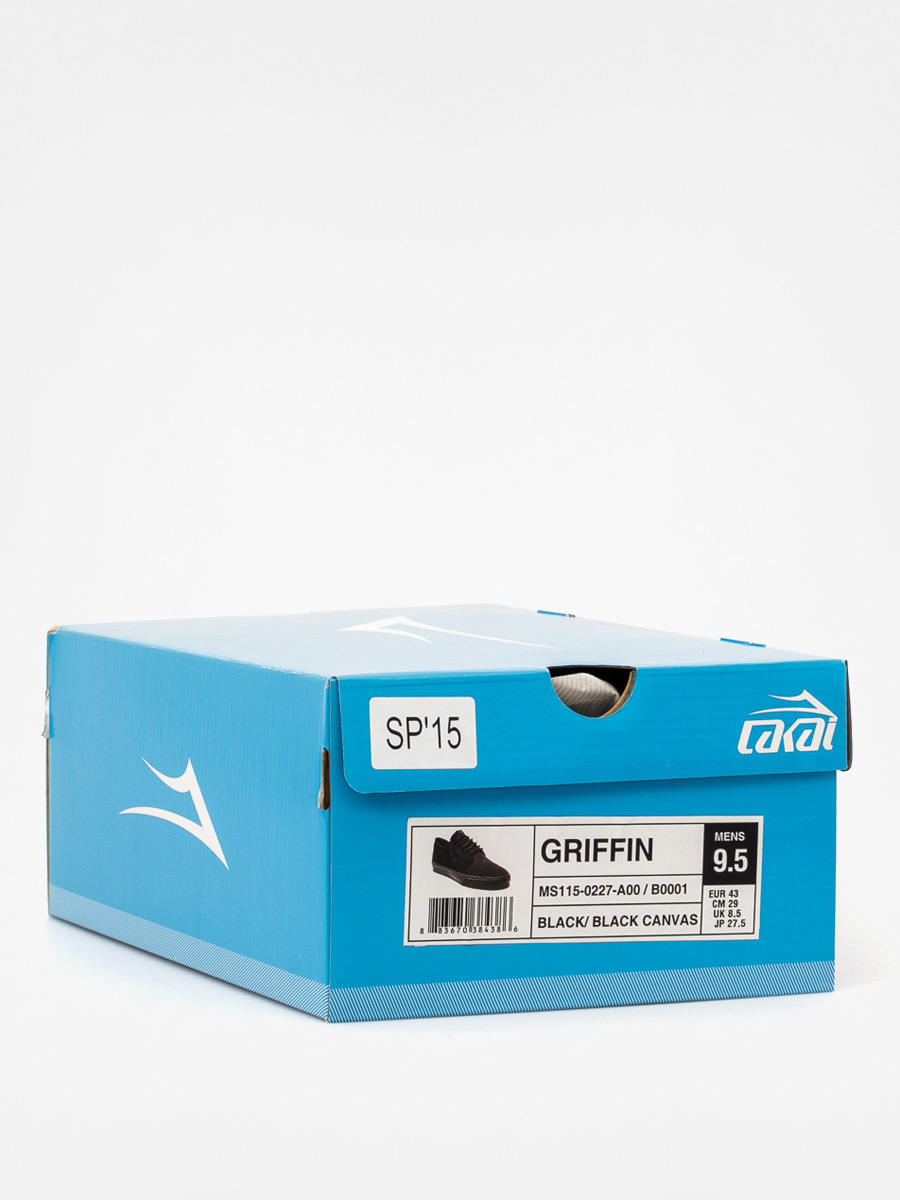 Boty Lakai Griffin (black/black canvas)