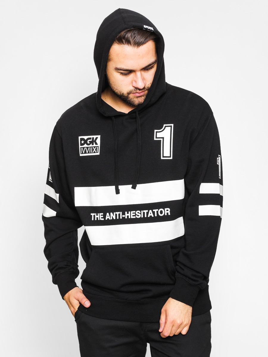 Mikina s kapucí DGK Anti Hesitator Custom HD (black)