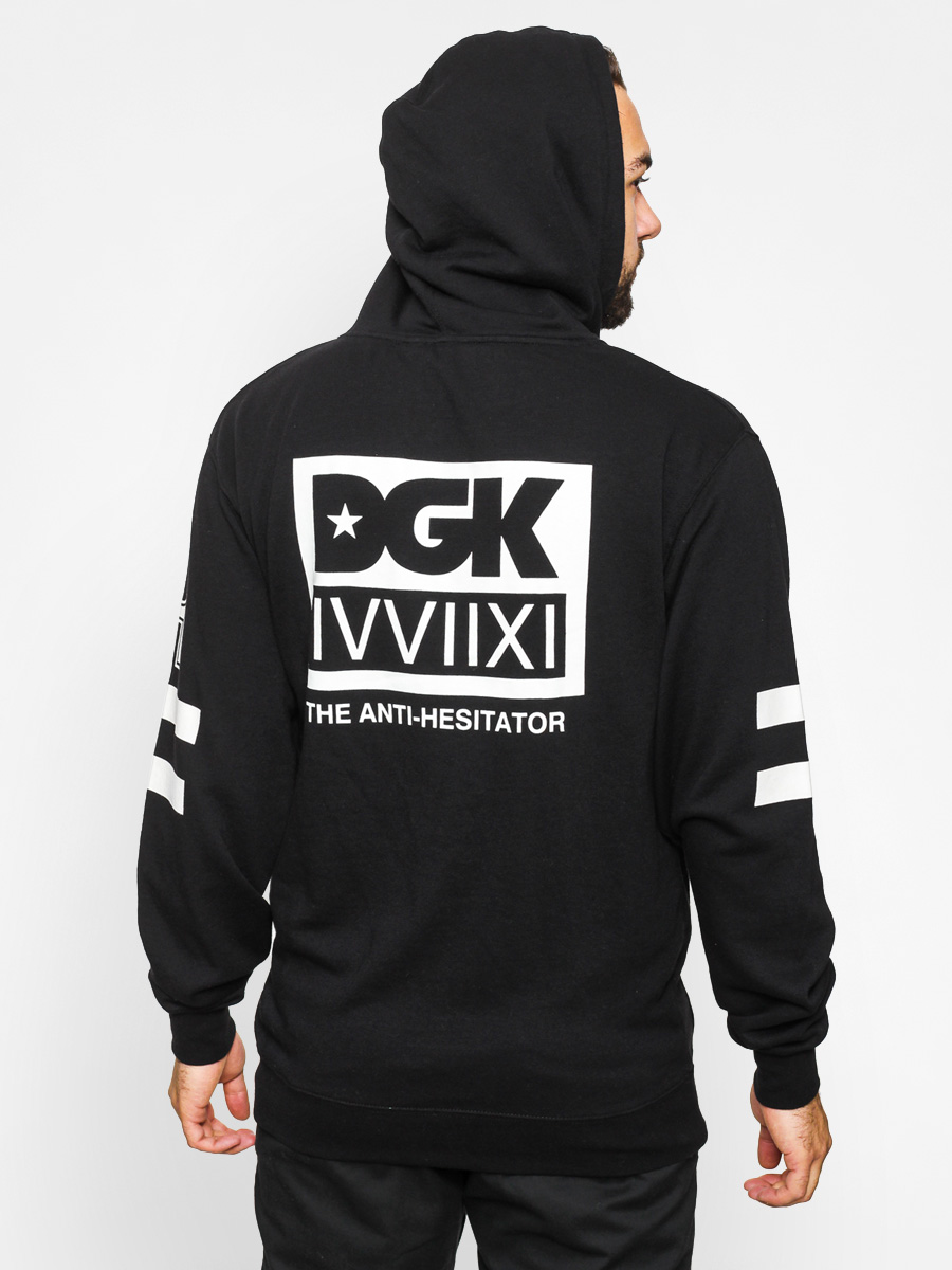 Mikina s kapucí DGK Anti Hesitator Custom HD (black)