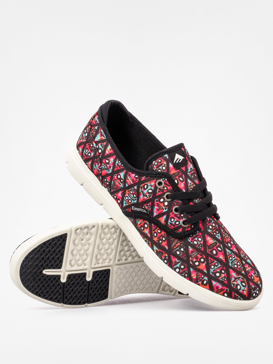 Boty Emerica Wino Cruiser Lt X Fos (black/print)