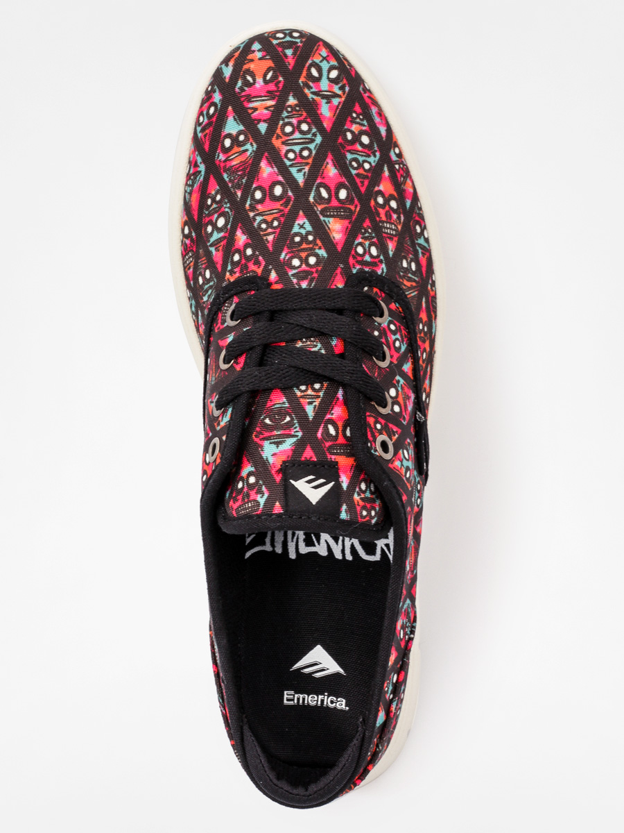 Boty Emerica Wino Cruiser Lt X Fos (black/print)