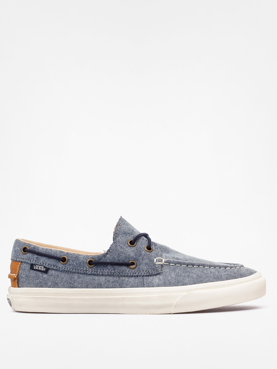 Boty Vans Zapato Del Barco CA (washed canvas/blue)