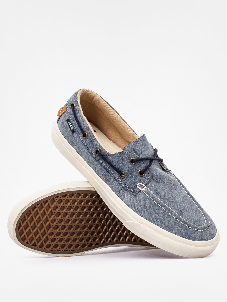 Boty Vans Zapato Del Barco CA (washed canvas/blue)