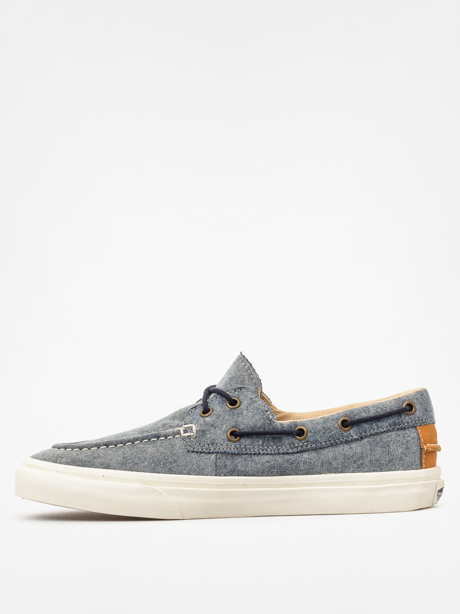 Boty Vans Zapato Del Barco CA (washed canvas/blue)