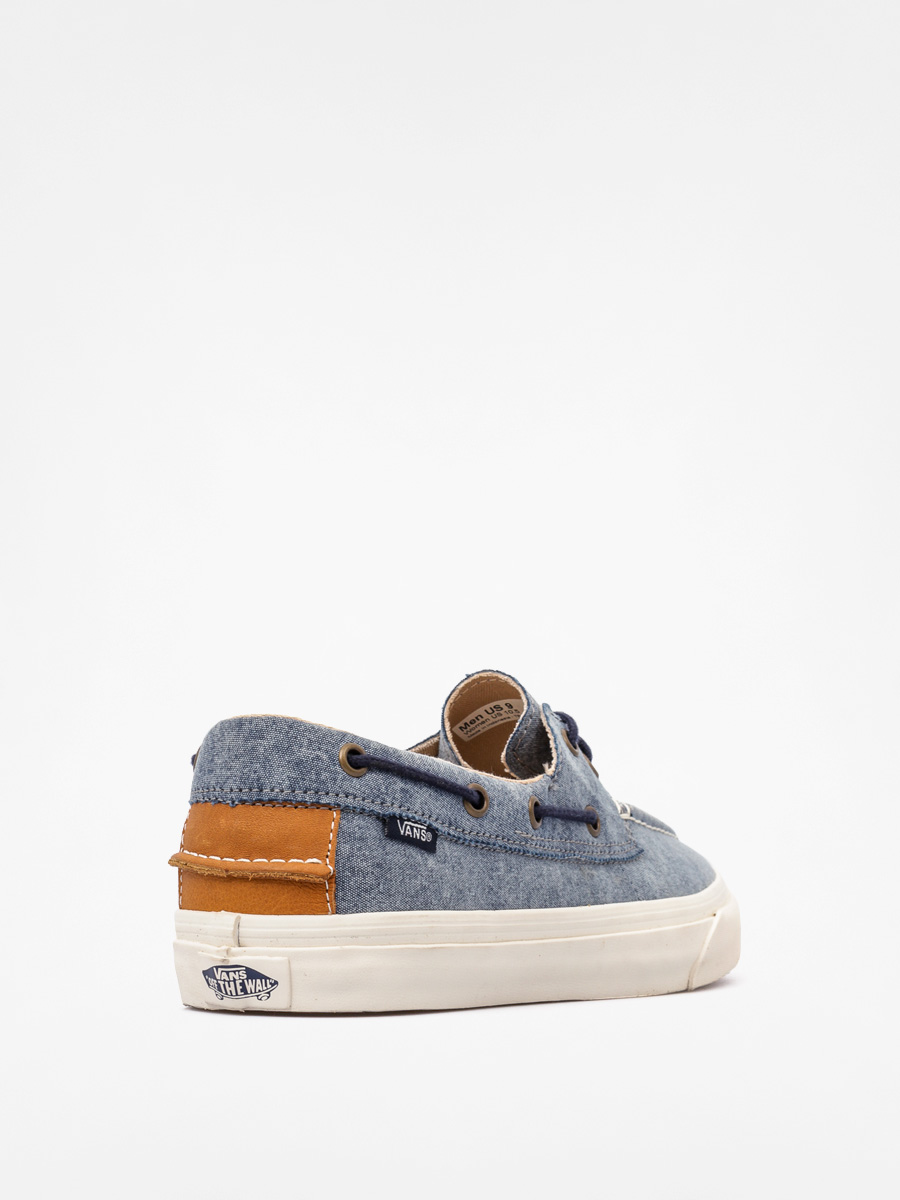 Boty Vans Zapato Del Barco CA (washed canvas/blue)