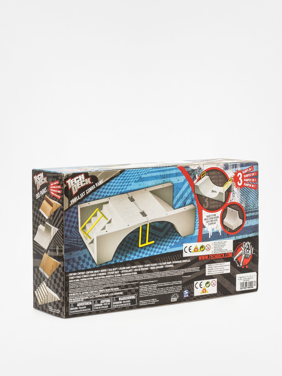 Skatepark Tech Deck Triple Set Combo Ramp 01