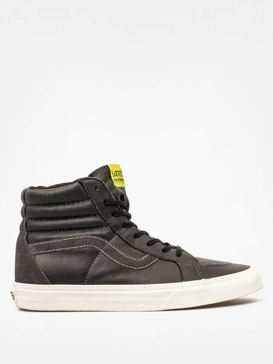 Boty Vans Sk8 Hi Reissue California leather dark shadow black