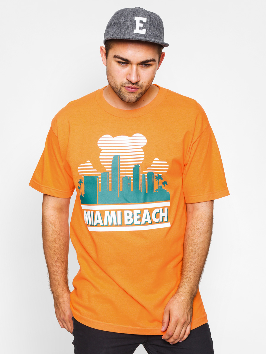 Tričko Diamond Grizzly Sunny Nights Tee (orange)