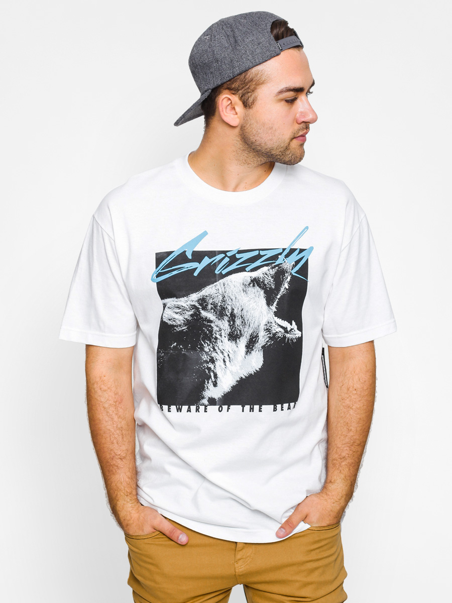 Tričko Diamond Grizzly Great Smoky Mountains Tee (white)