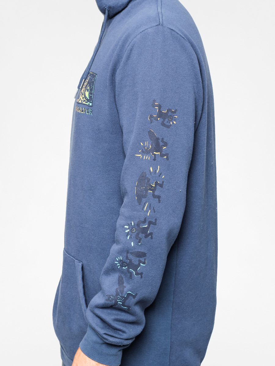 Mikina s kapucí Quiksilver War Paint HD (navy)