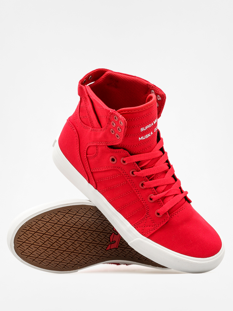 Boty supra suprano shop high red snake