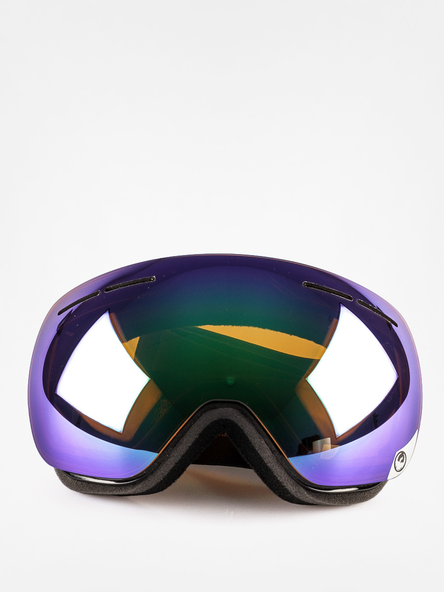 Brýle na snowboard Dragon X1S (jet/green ion+yell/blue ion)