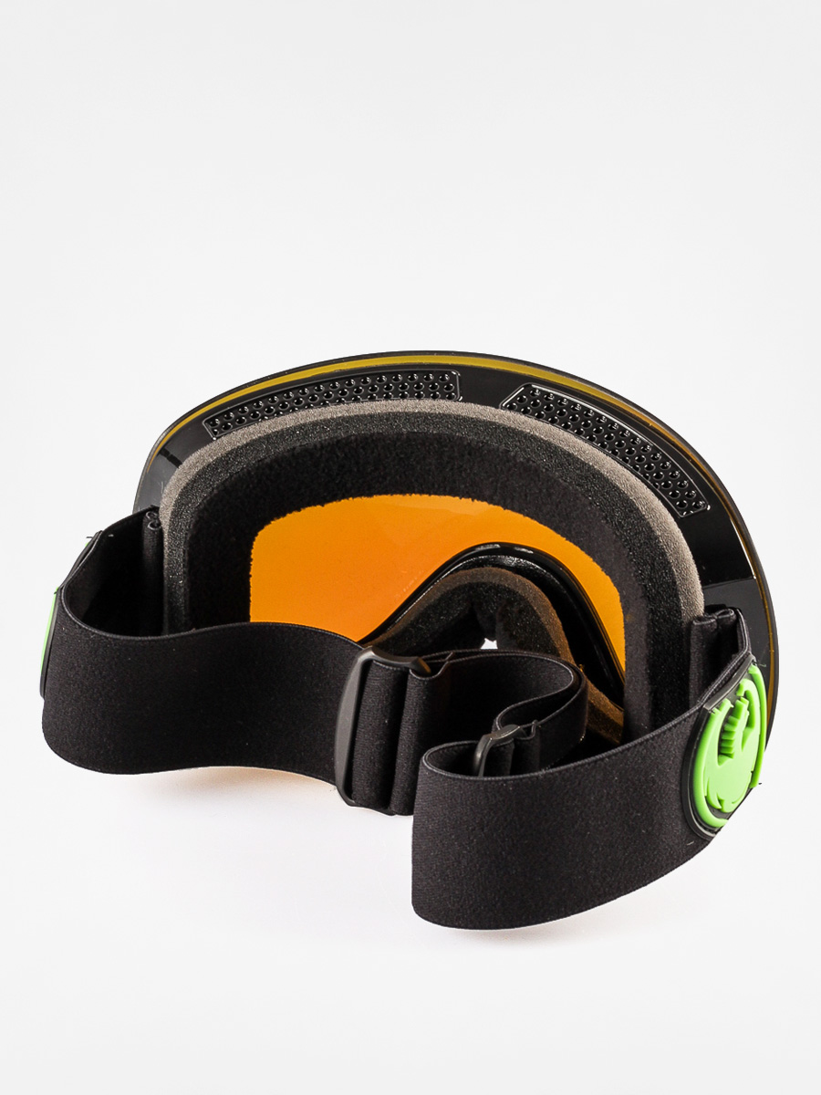 Brýle na snowboard Dragon X1 Three (jet/green ion+yell/blue ion)