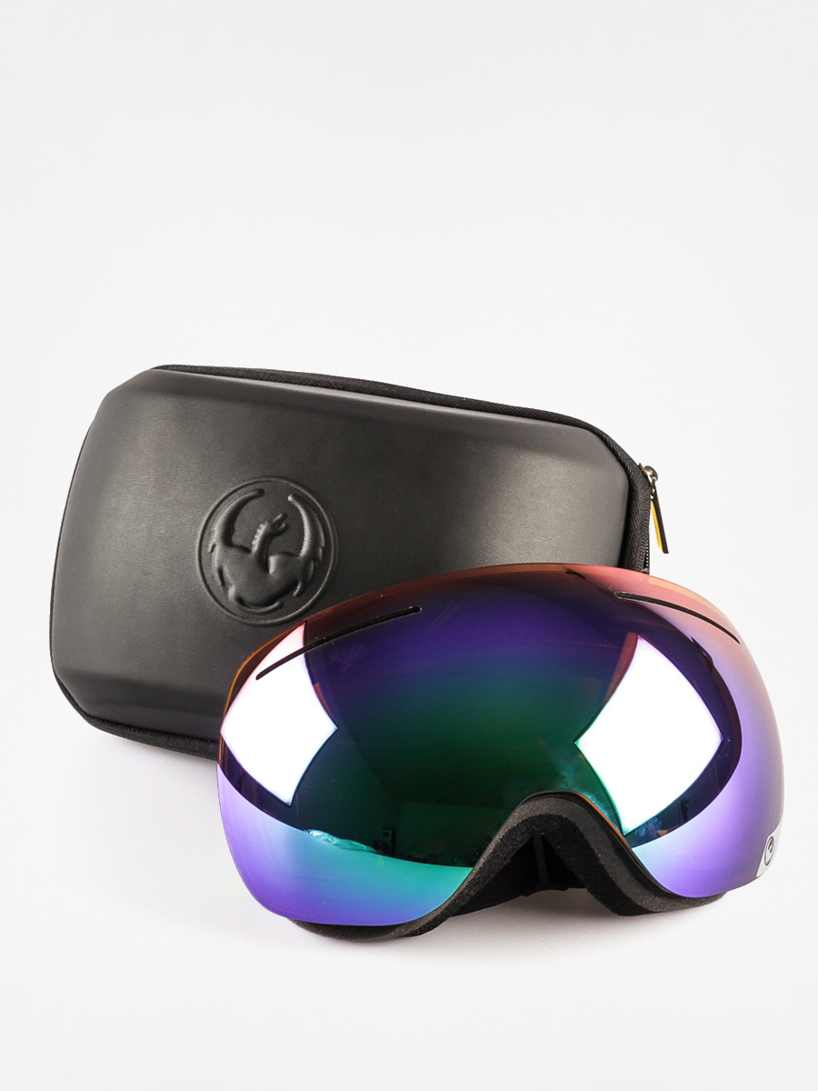 Brýle na snowboard Dragon X1 Three (jet/green ion+yell/blue ion)