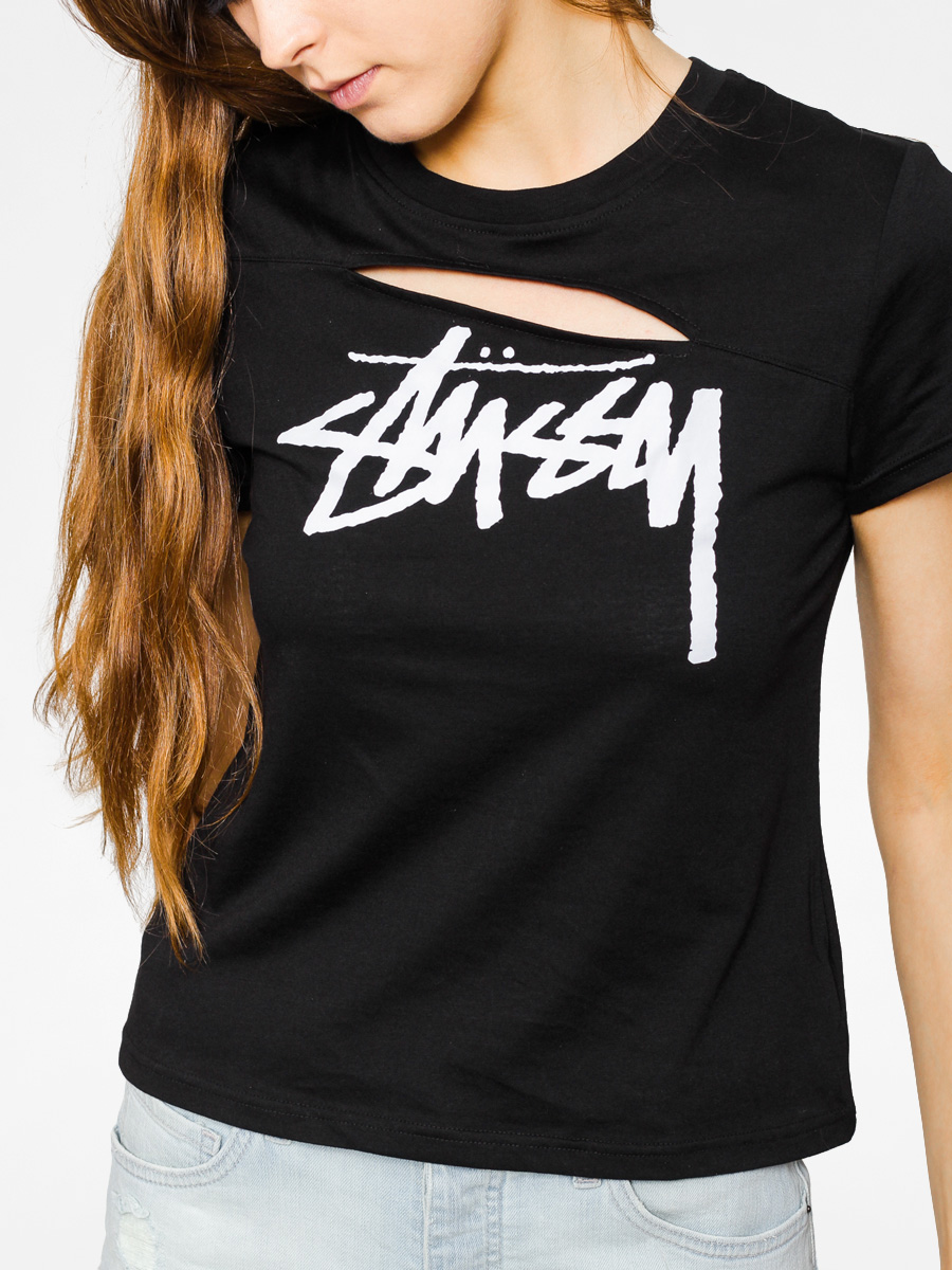 Tričko Stussy Slash Tee Shirt Wmn (black)