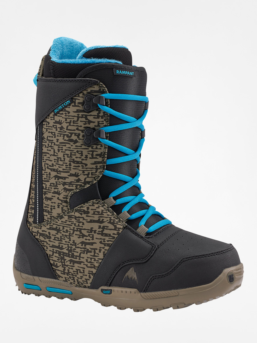 Pánské Boty na snowboard Burton Rampant (black/camo/blue)